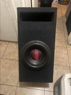 1,200 watt rms /2,400 Watt peak Subwoofer Audio pipe with ported box