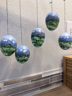 Hand Blown And Painted Eggs