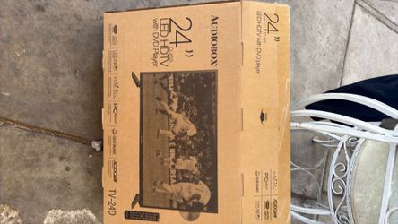 24 inches LEDHDTB with DVD player AC/DC 12 V compatible watch your favorite shows at home or on the go