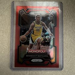 Bennedict Mathurin  05/99 Monopoly card