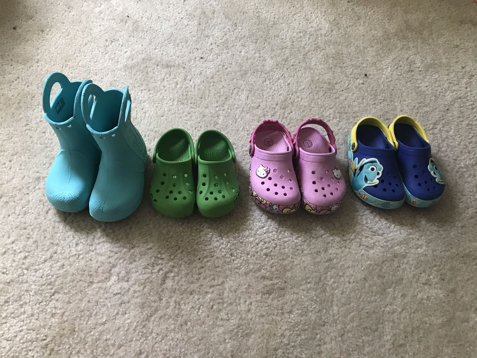 Girls Crocs - price $ 5/10 each