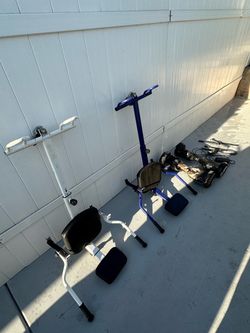 Hoverboard with Go-Kart Seat Attachment