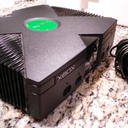 Original Xbox Console Gaming System w/ Controller & Cables Tested