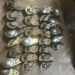 Vintage Heavy Duty Ladder Wheels.  4 For $30!
