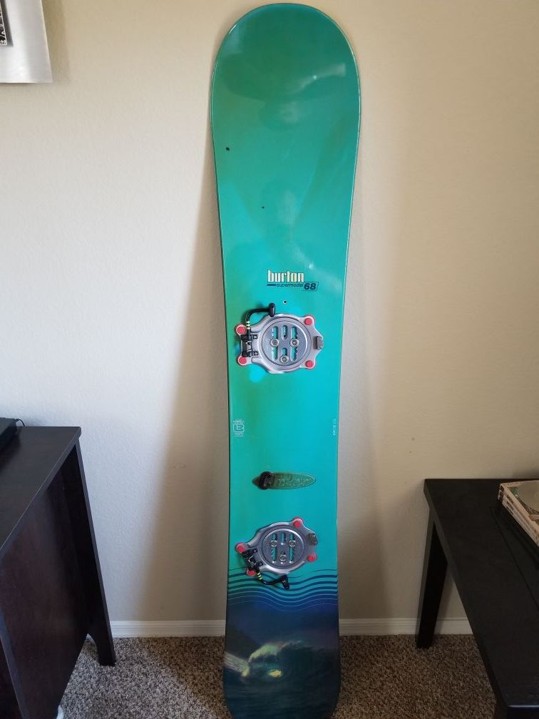 Vintage 1998 Burton Supermodel 168 Snowboard