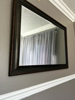 Large decorative wall mirror
