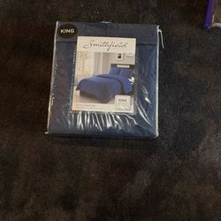 New in box 3 piece King quilt set