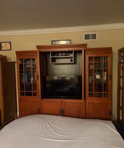 Wood Entertainment Center