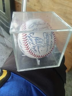 Collectors Baseball With Autographs