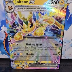 Jolteon Lovers EX holofoil bundle (pokemon tcg)