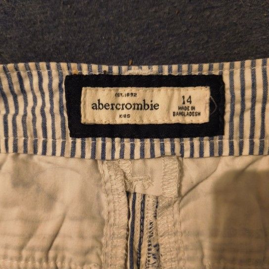 Girls Size 14 Abercrombie Kids Striped Shorts