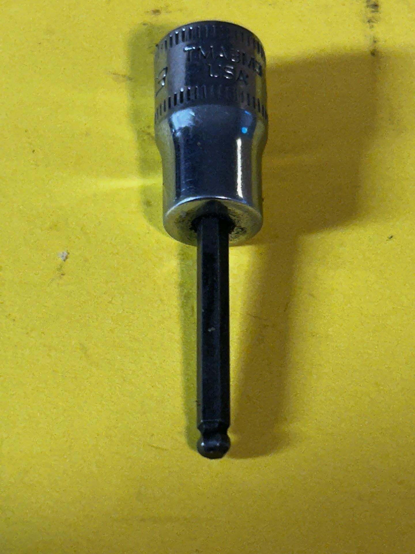 Snap-on Tools USA NEW 1/4" Drive 3mm Metric BALL Hex Bit Socket Driver TMABM3