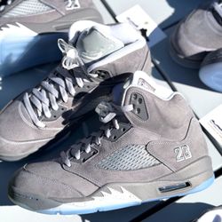 Jordan Retro 5 Wolf Grey Size 9 9.5 10 10.5 