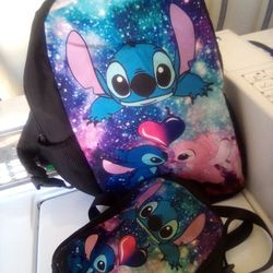 Stitch Backpack And Lunchbox 