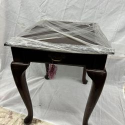 Bombay single drawer end table