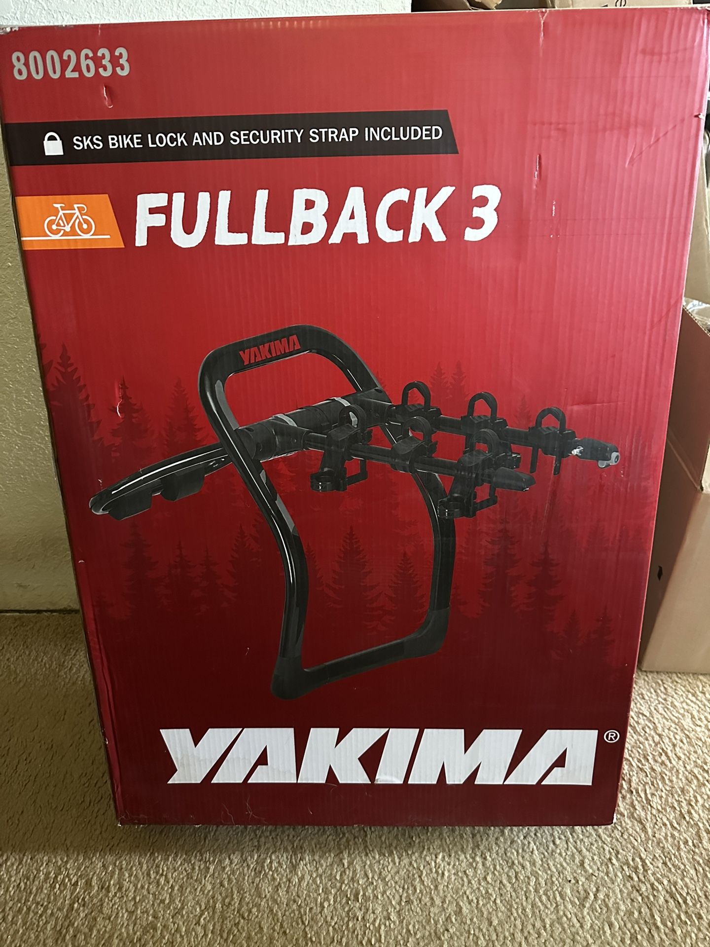 Yakima FullBack 3 - Trunk Three Bike Rack (New)