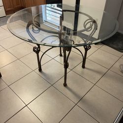 Glass Dining Table 