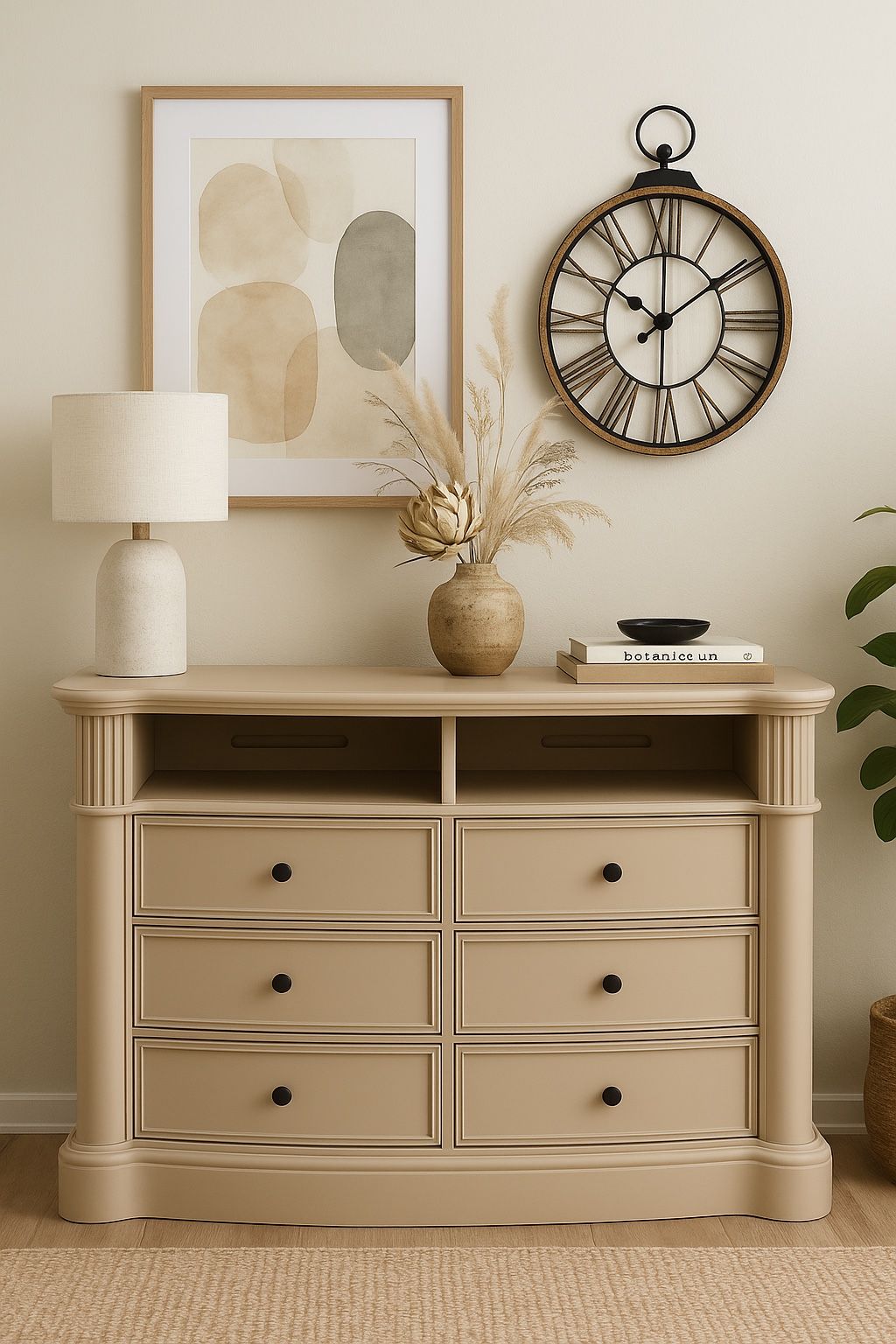 6-Drawer Solid Wood Dresser