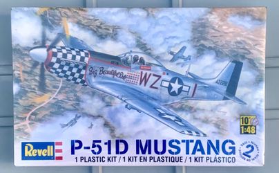 Revell P-51D Mustang Model Plane Plastic Kit 1:48 SEALED