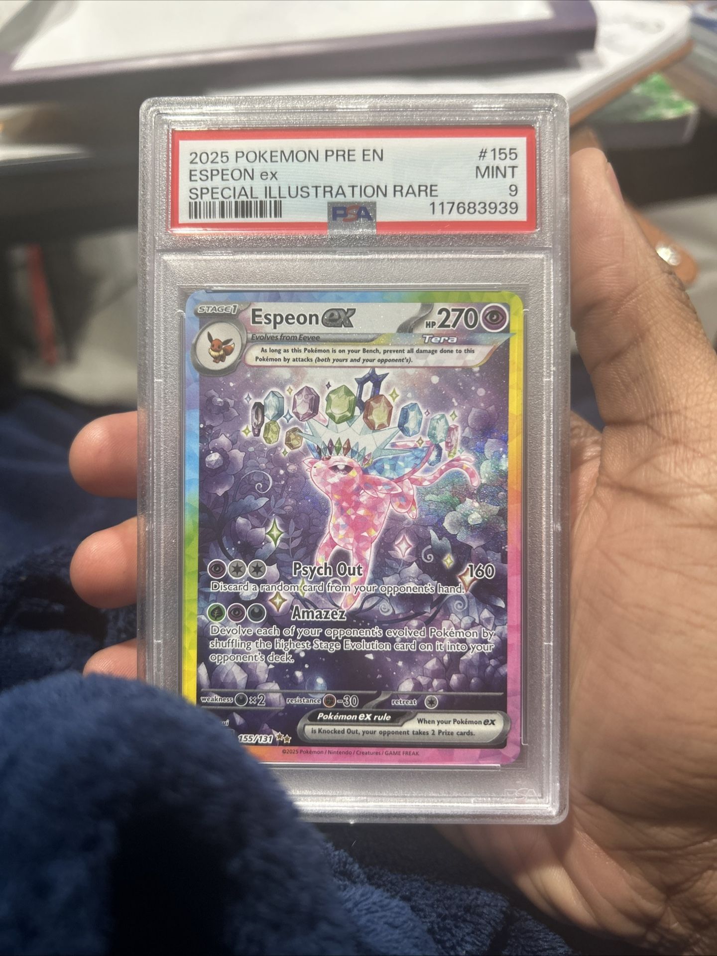 2025 POKEMON ESPEON EX PSA 