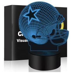 3D Illusion Night Light Desk Lamp, 7 Colors 