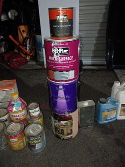 Paint And Stain Cans