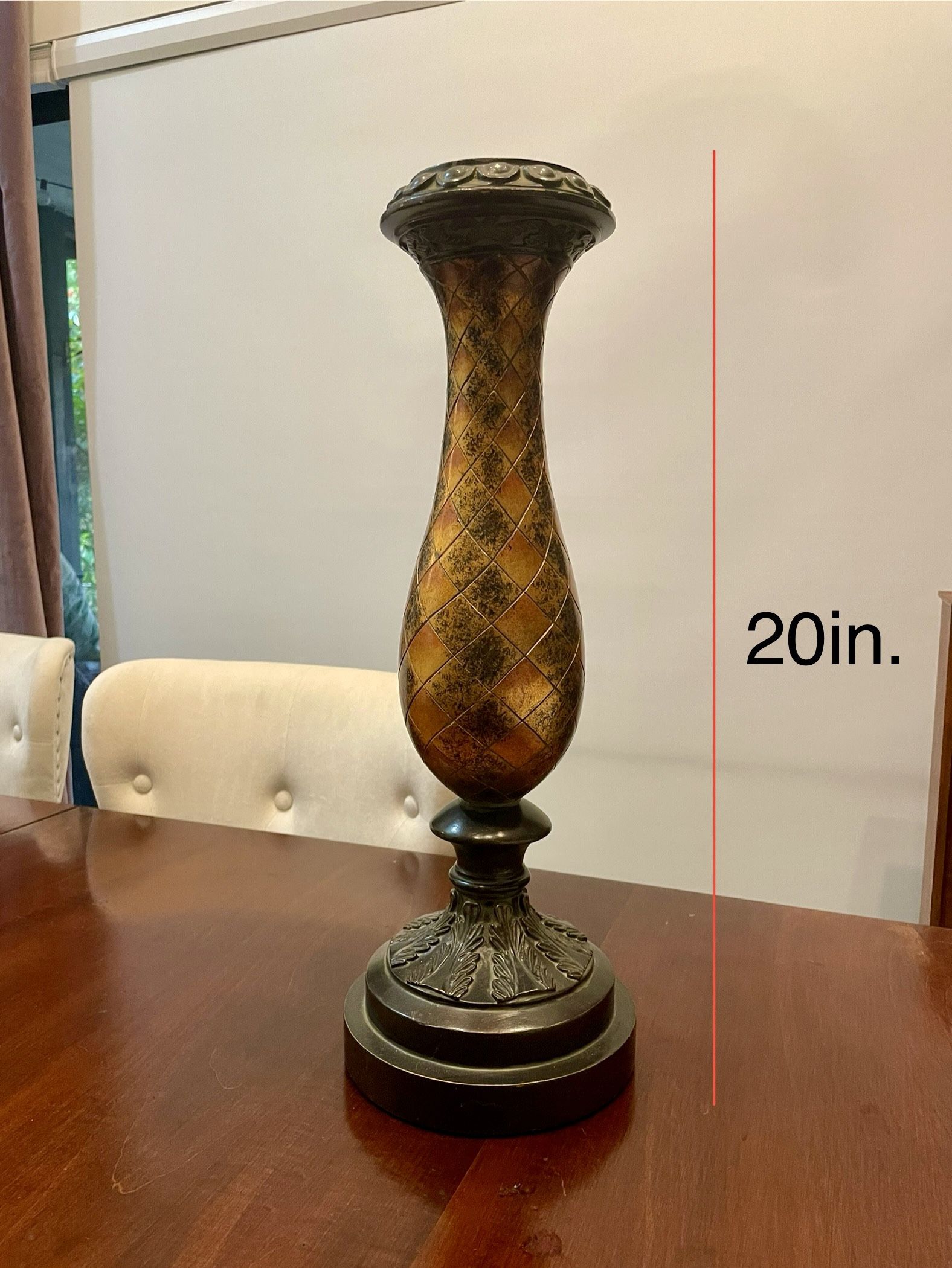 Candle Holder 20 Inches Ornate