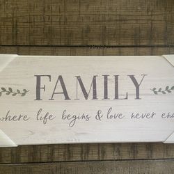 Family Sign