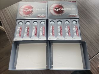 Brand new taylormade tp5x stripe golf balls