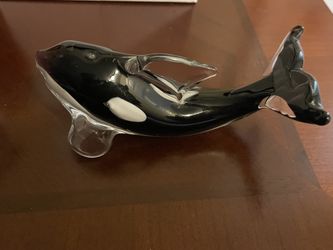 Glass Orca Whale