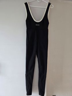 Missguided Black Ski Jumpsuit One Piece Ski Suit US 4 UK 8