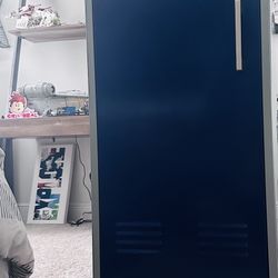 Navy Blue Storage Locker