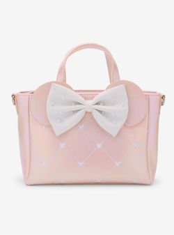 Loungefly Disney Minnie Mouse Pink Pearl Mini Satchel Bag