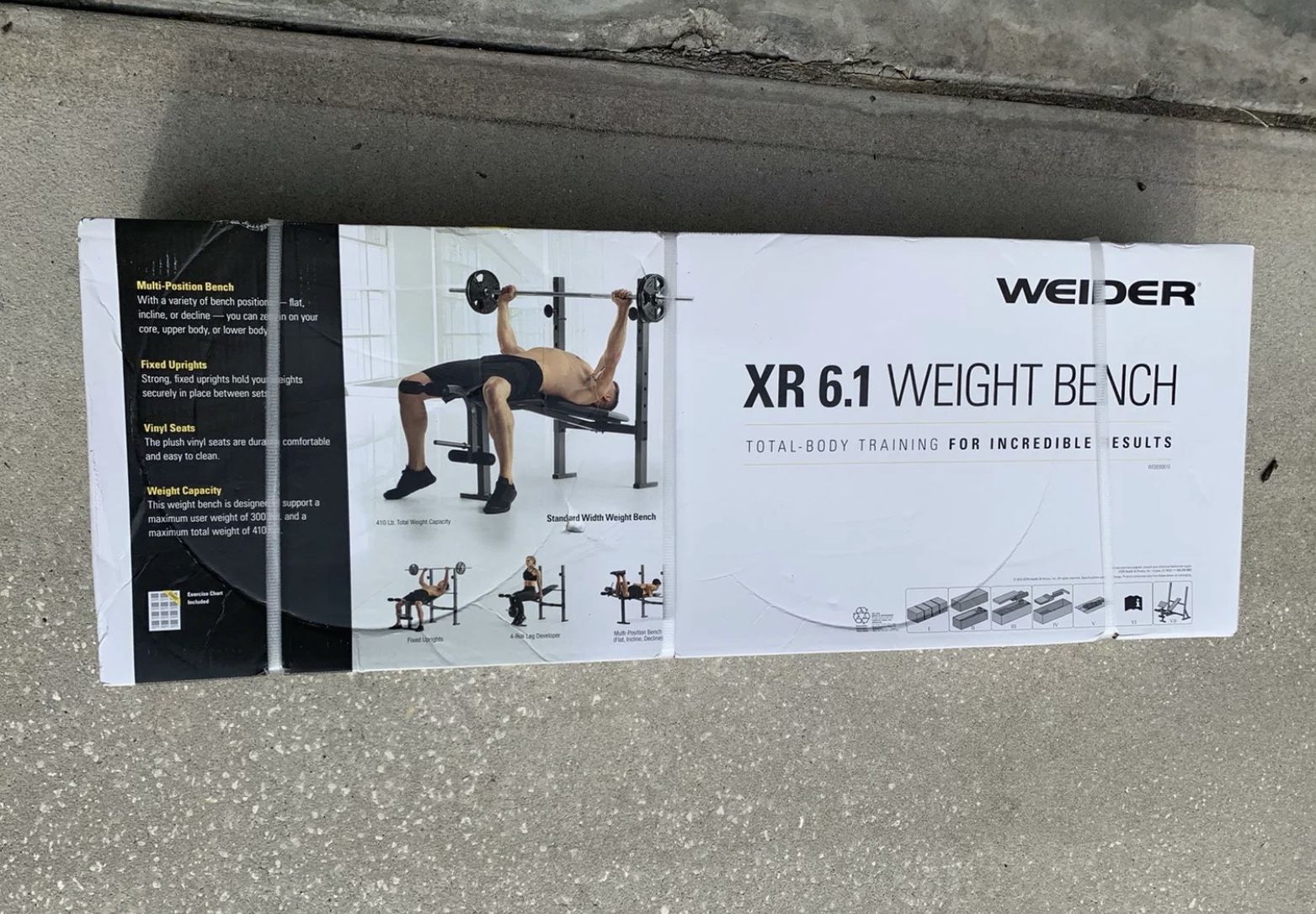 WEIDER XR 5.9 Adjustable Slant Workout Bench NEW IN BOX