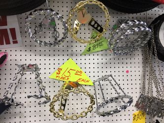 Gold chain steel wheel bike special twisted bike parts