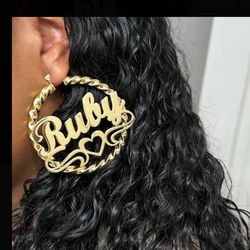 Gold Hoop Earrings