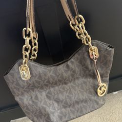 Michael Kors Almost New Brown Purse 