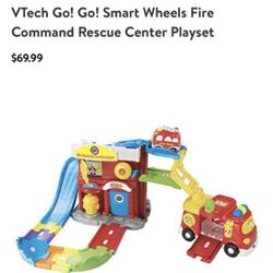 vtech Go Go smaet wheels train station, command rescue and contruction site