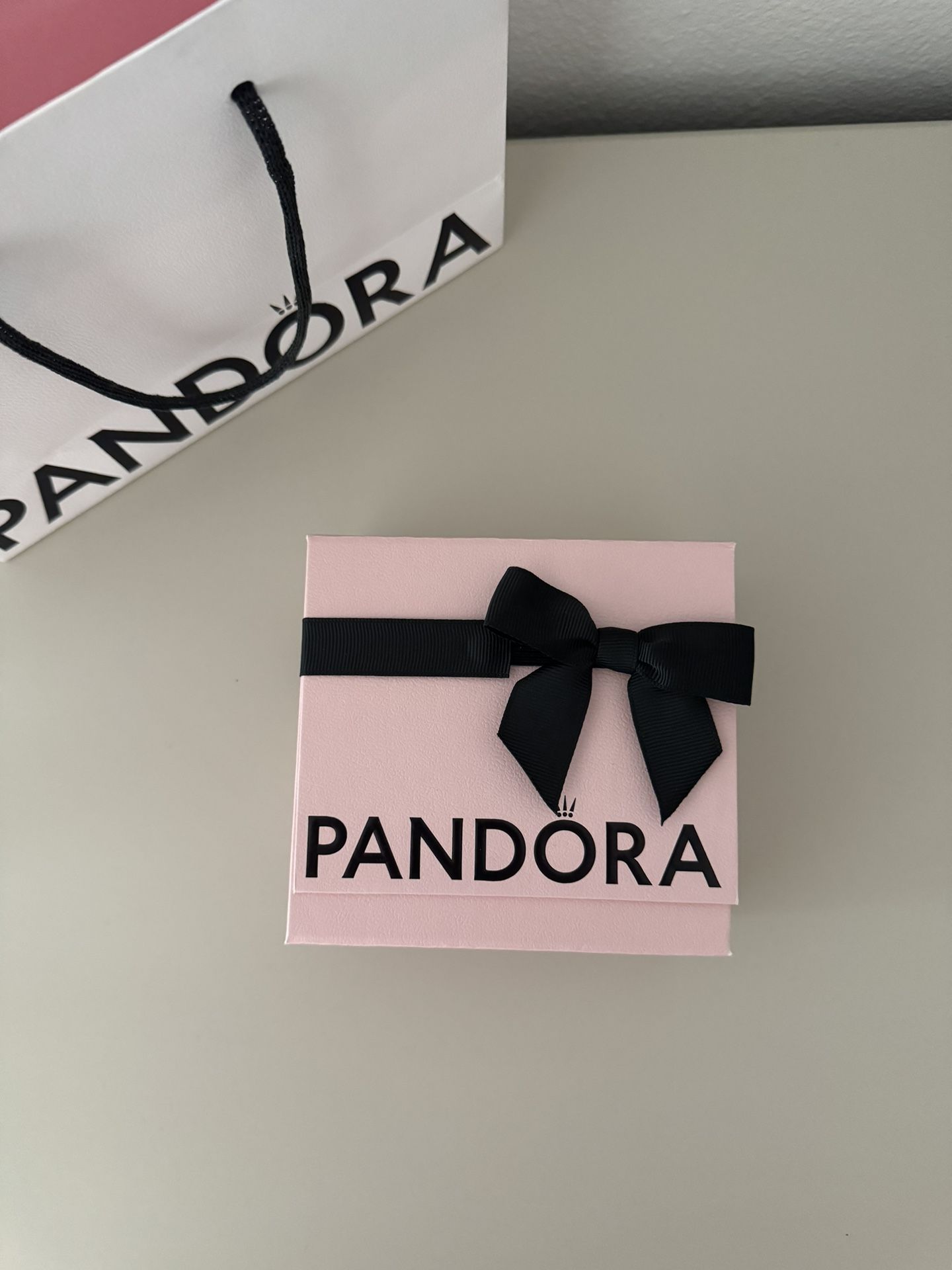 Square Sparkle Halo Necklace Pandora