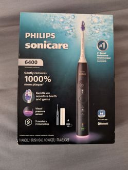 New Philips Sonicare 6400 Rechargeable Electric Toothbrush