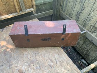 vintage tool box ,