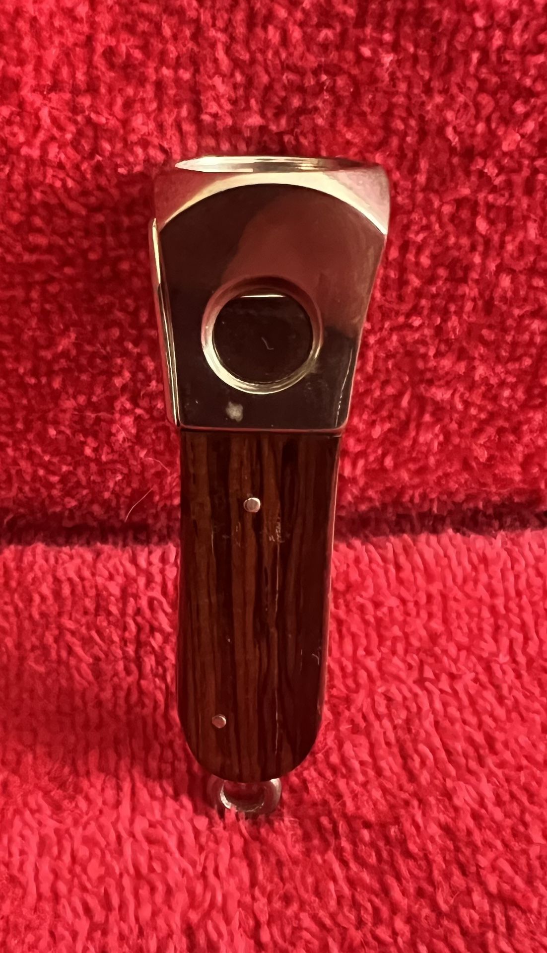 Steel Wood Pocket Cigar Cutter