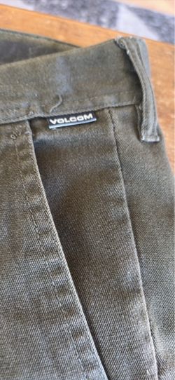 Volcom olive pants chino