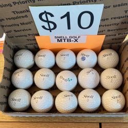 15 Snell MTBX Golf Balls
