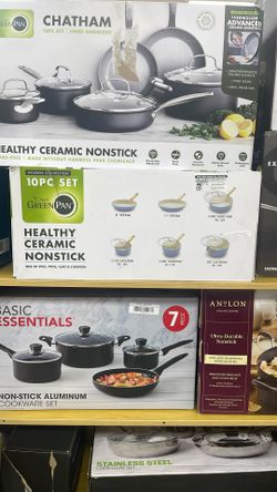 The Original Green Pan, Ceramic Nonstick, Various Colors And Sizes