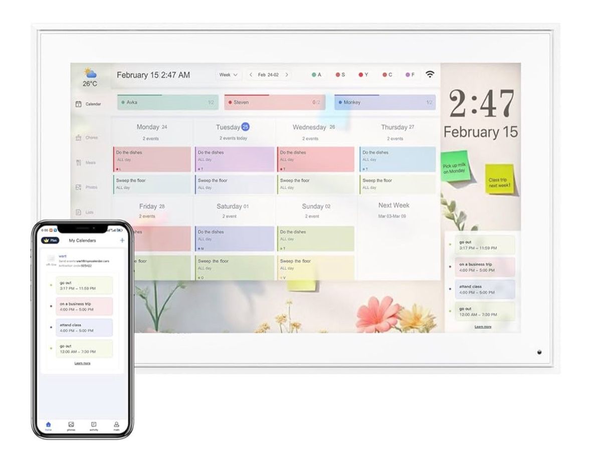 Digital Calendar 15.6 Inch, Brand New