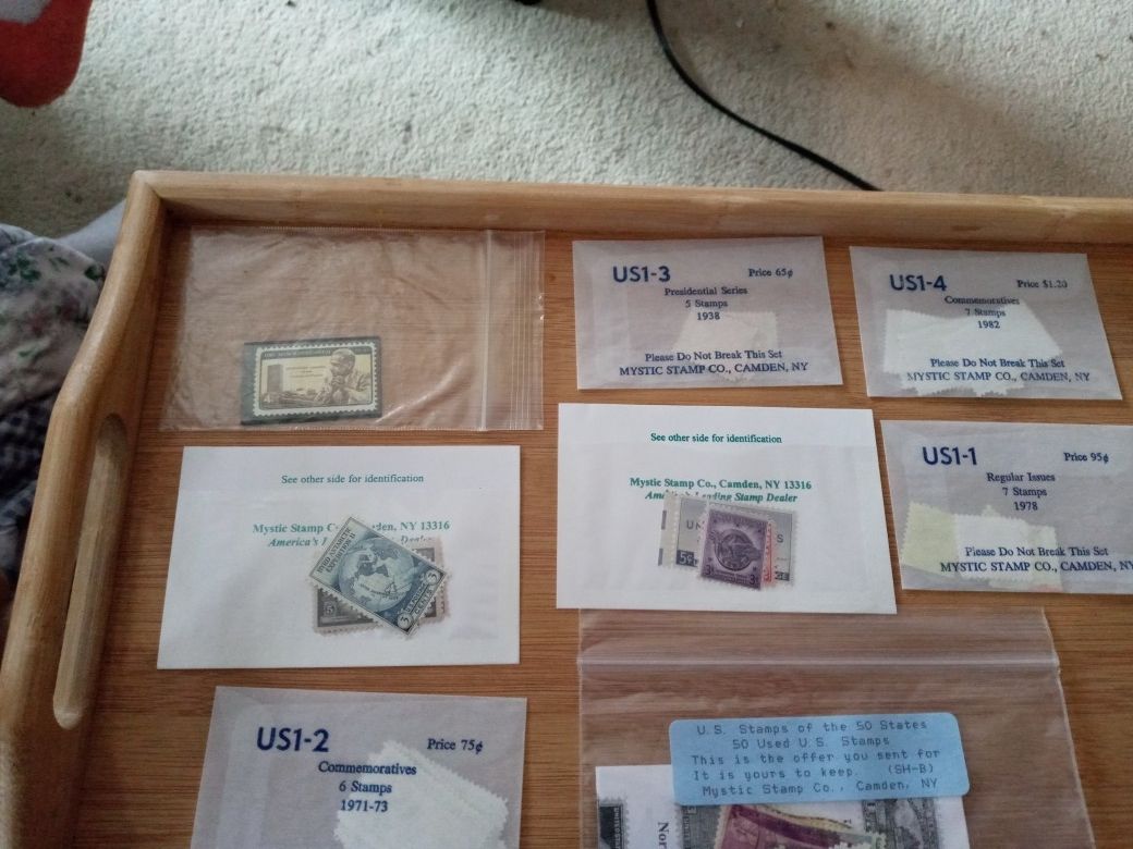 Set Of Different Stamps