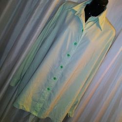 Modern Fashion Button Down Night Shirt