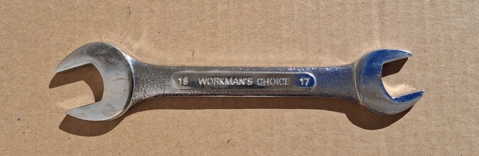 Workman's Choice Open End Combination Wrench 17mm 19mm