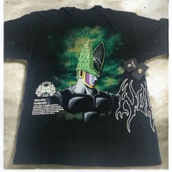 Darc Sport Dragon Ball Z Cell Graphic Tee - Black/Green Size M Side by Side